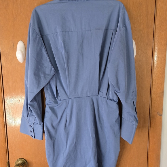 Zara Blue Midi Dress - Picture 3 of 6